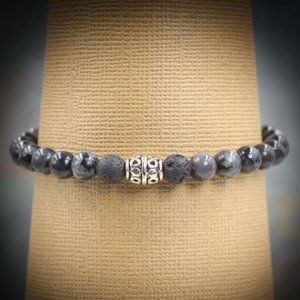 Merlinite Aromatherapy Stretch Bracelet - Handmade to Order